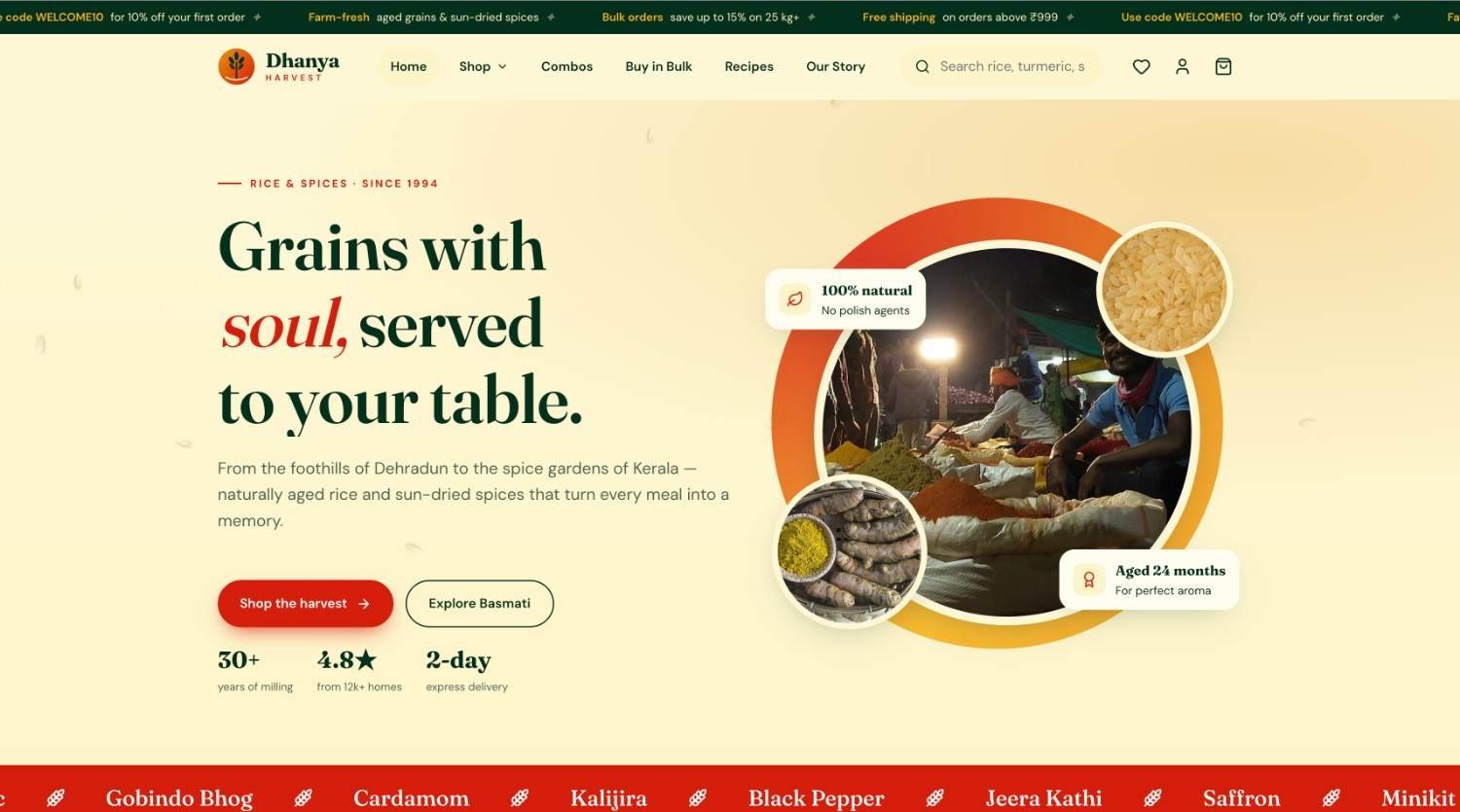 Deviannada E-commerce Project website